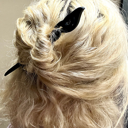 Baguette pour cheveux en bois de santal