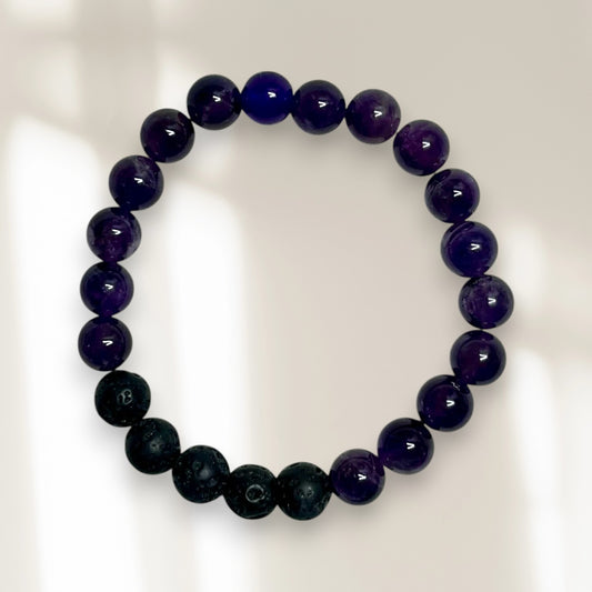 STRONG mala en pierres de lave