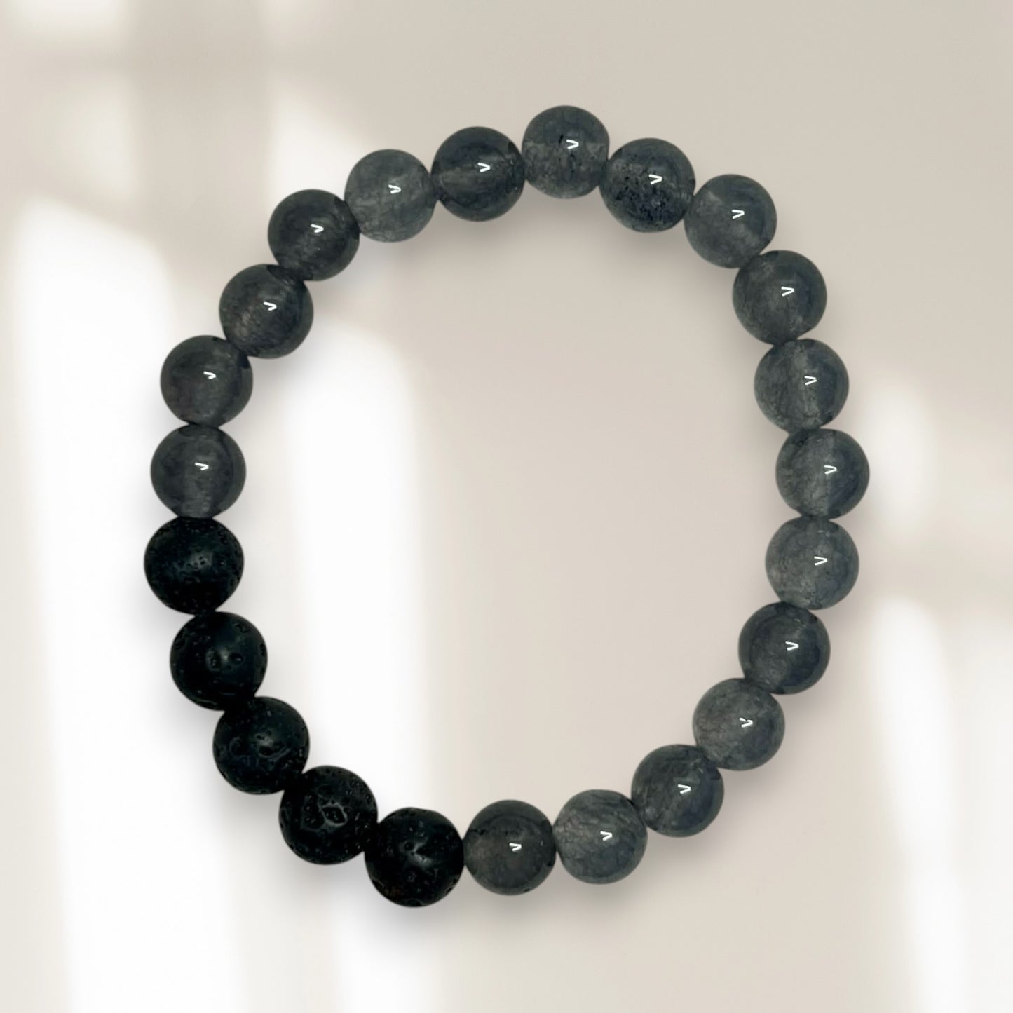 STRONG mala en pierres de lave