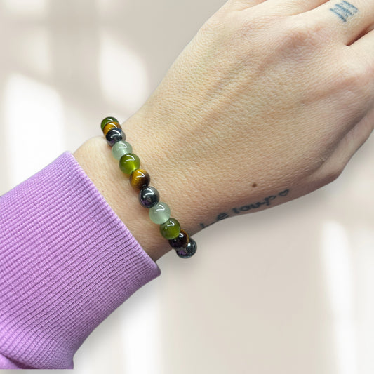 MARTIN péridot et hématite