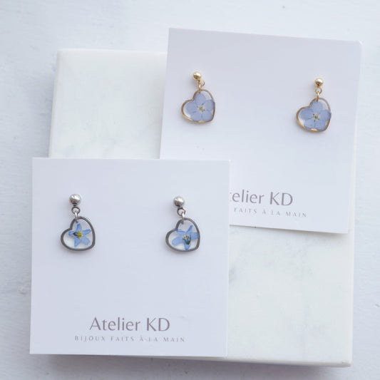 MIA - fleurs de myosotis - coeur