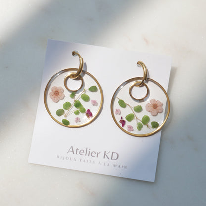 Boucles d'oreilles Chloé version Thalia - rond  - (XL)