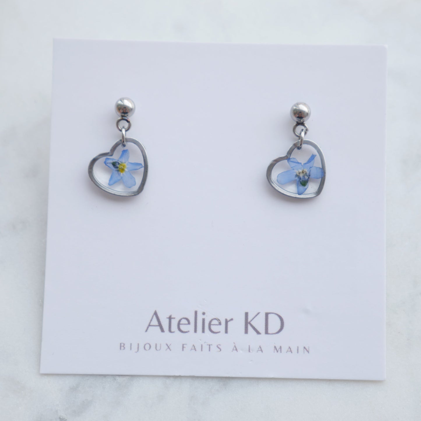 MIA - fleurs de myosotis - coeur