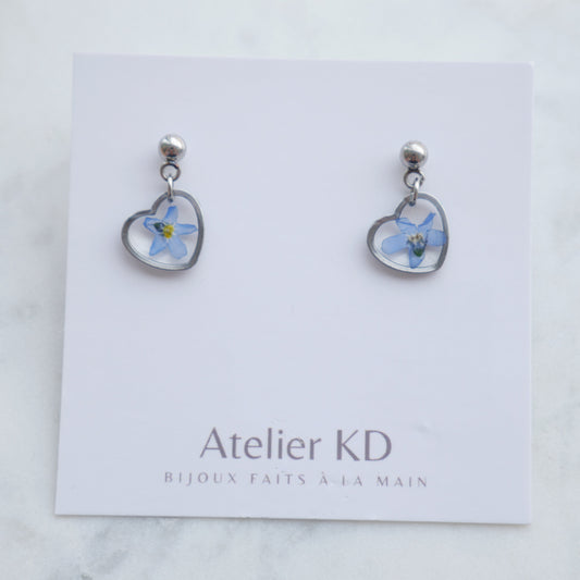 MIA - fleurs de myosotis - coeur