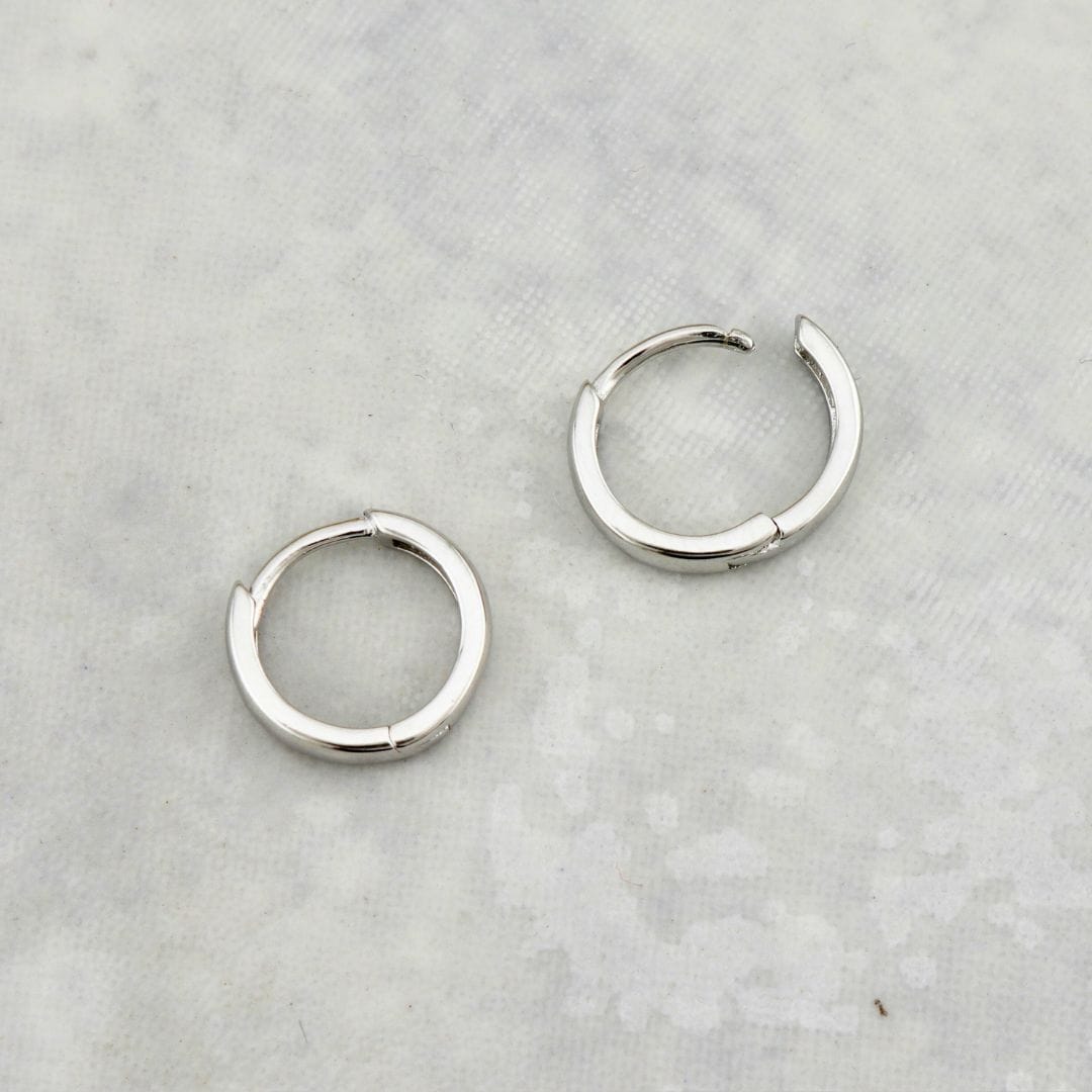 Boucles d'oreilles minimalistes en argent sterling