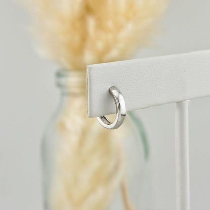 Boucles d'oreilles minimalistes en argent sterling