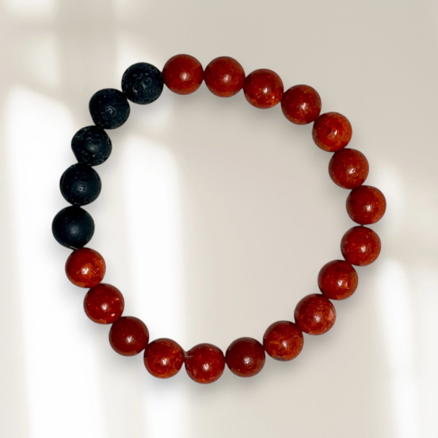 STRONG mala en pierres de lave