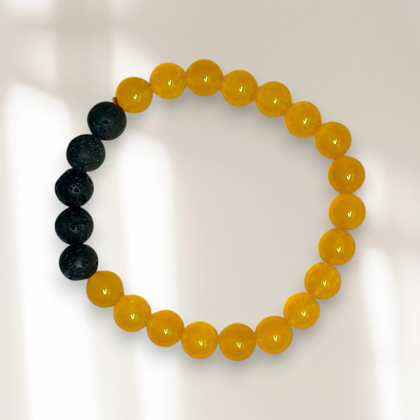 STRONG mala en pierres de lave