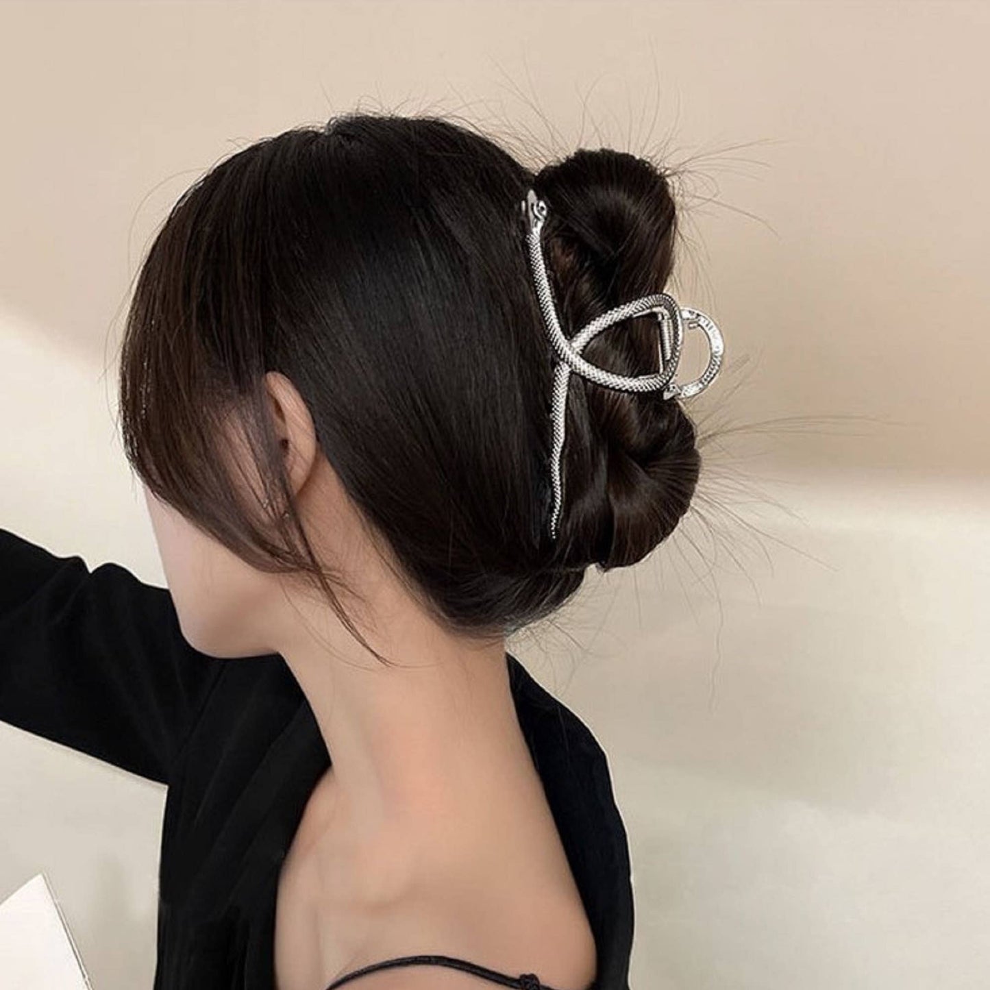 Pince à cheveux serpent