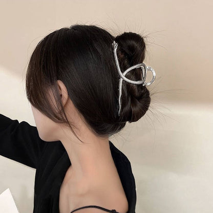 Pince à cheveux serpent
