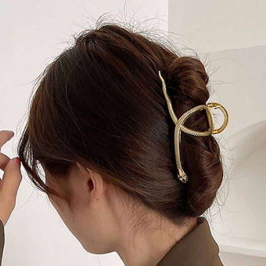 Pince à cheveux serpent