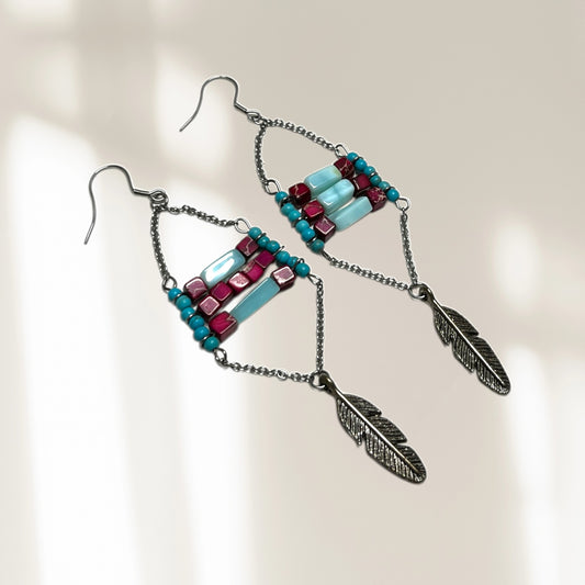 FEUILLAGE et turquoises