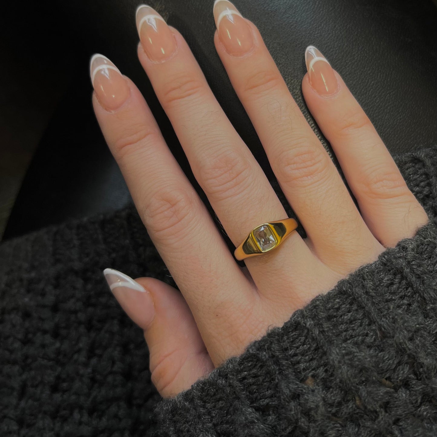 SOFIA inox plaqué or 18k