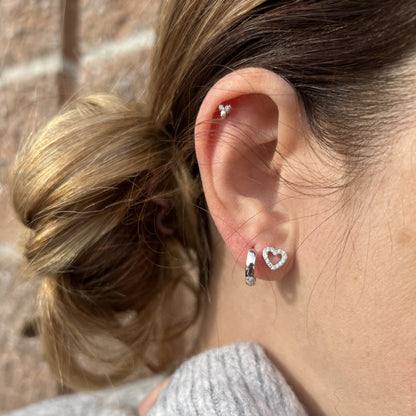 Boucles d'oreilles minimalistes en argent sterling